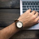 Time Management - person wearing brown and white watch