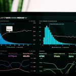 Big Data - graphs of performance analytics on a laptop screen