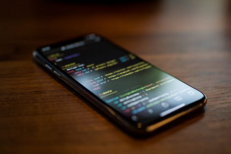 Future Freelancing - turned on black Android smartphone