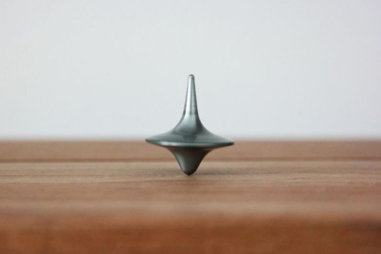 Achieving Balance - gray top