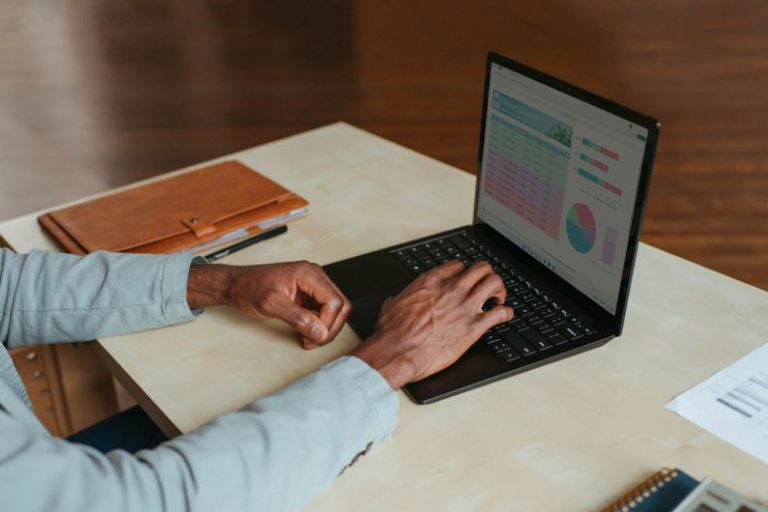 Remote Work - a person using a laptop