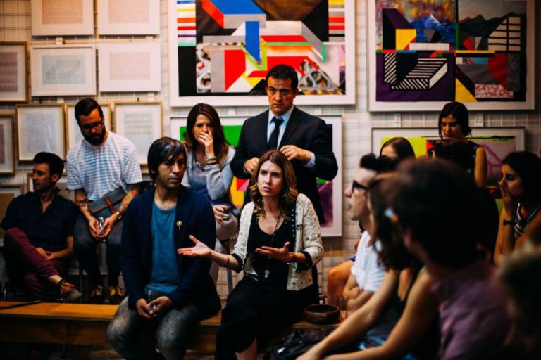 Effective Communication - people meeting in room
