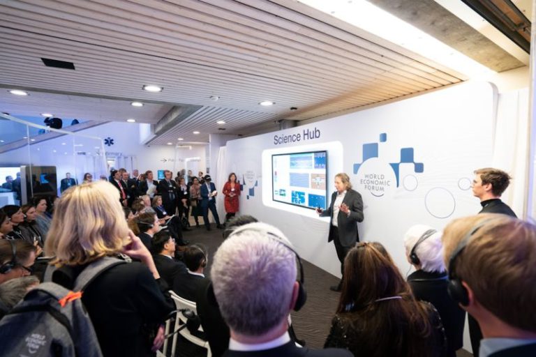 Networking Innovation - people gathering inside the building