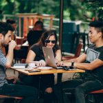 Networking Tips - photo of three person sitting and talking