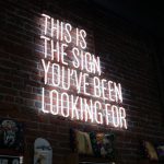 Social Media Networking - This is the sign you've been looking for neon signage