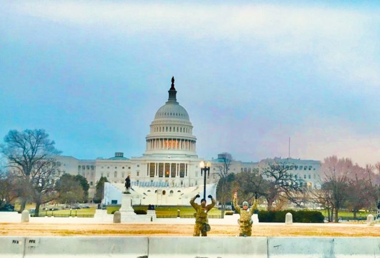 Protecting Work - white and black dome building